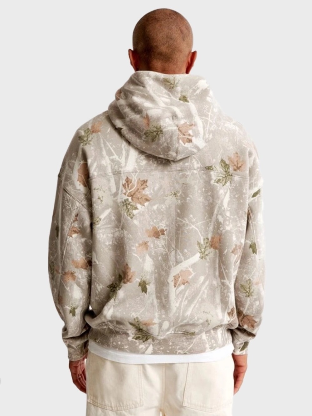 Abercrombie & Fitch Men's Camo popover Hoodie